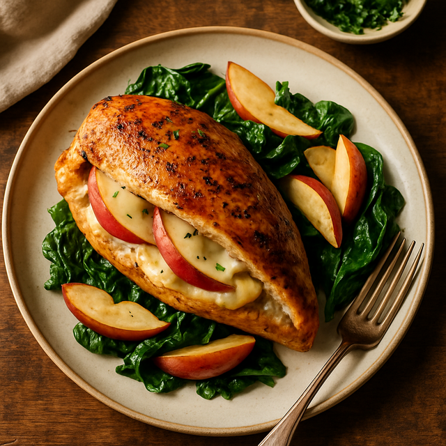 Apple Brie Stuffed Chicken - delicious Canadian chicken recipe