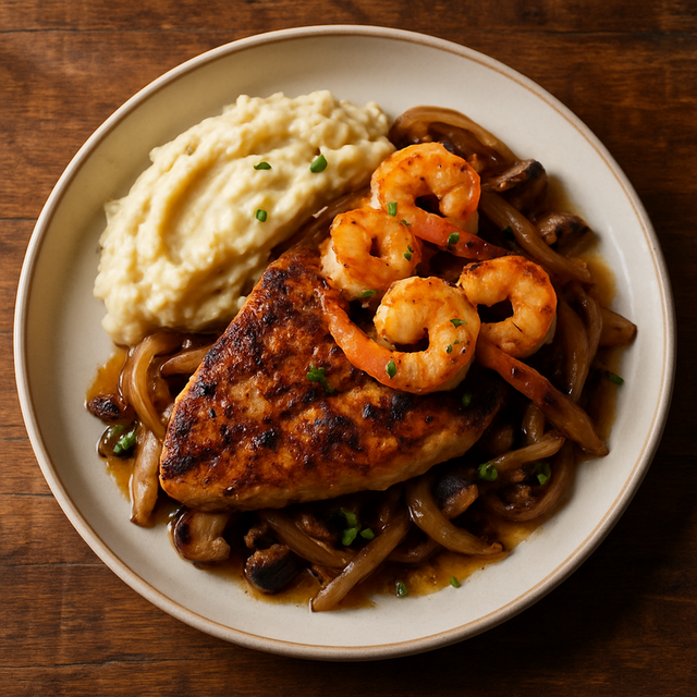 Applebees Bourbon Street Chicken And Shrimp - delicious Canadian chicken recipe