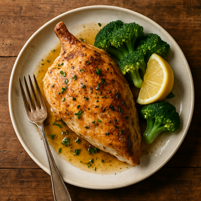 Baked Bone In Chicken Breast - delicious Canadian chicken recipe