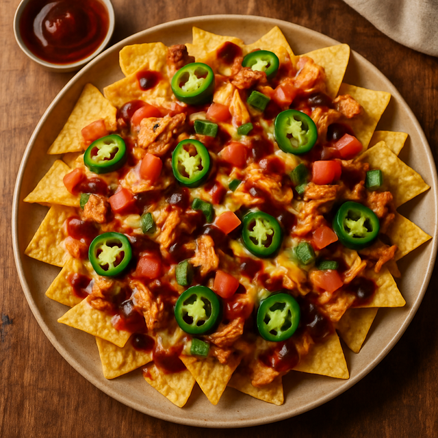 Bbq Chicken Nachos - delicious Canadian chicken recipe