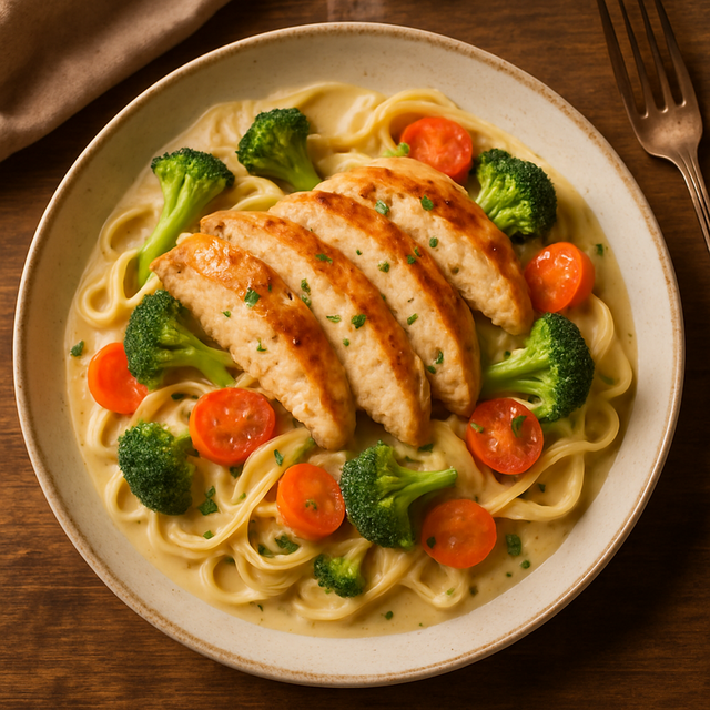 Chicken Primavera Creamy - delicious Canadian chicken recipe
