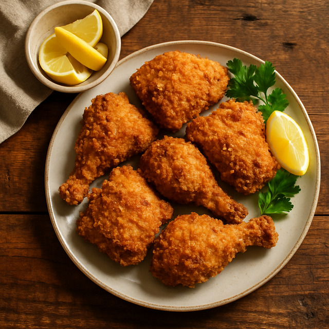 Crispy Oven Fried Chicken - delicious Canadian chicken recipe