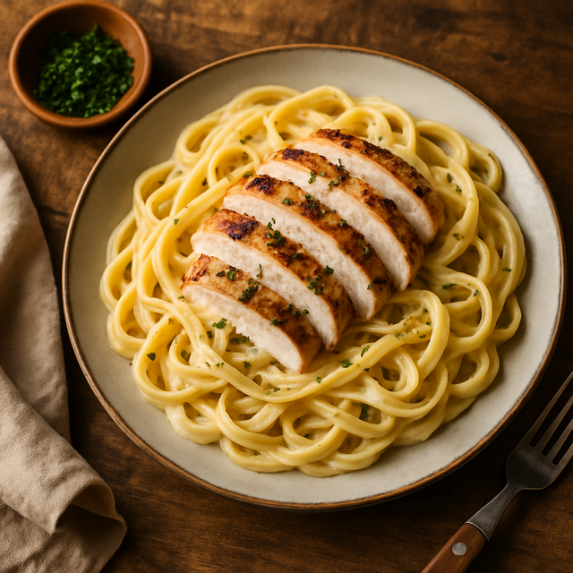 Homemade Chicken Alfredo - delicious Canadian chicken recipe