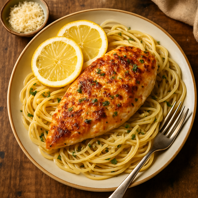 Lemon Parmesan Chicken - delicious Canadian chicken recipe