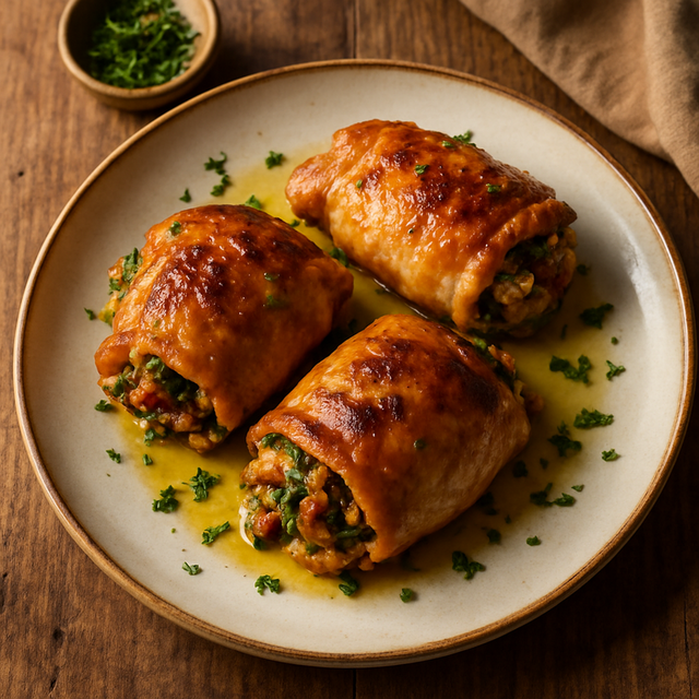 Stuffed Chicken Thighs - delicious Canadian chicken recipe