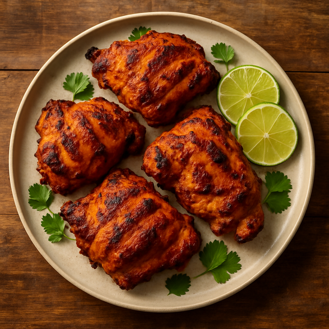 Tandoori Chicken Thighs - delicious Canadian chicken recipe