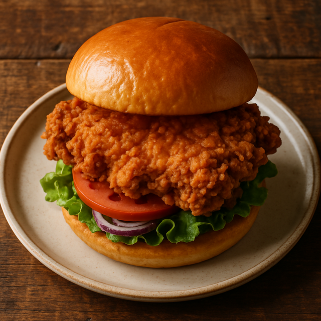 Fried Chicken Sandwich - delicious Canadian chicken recipe